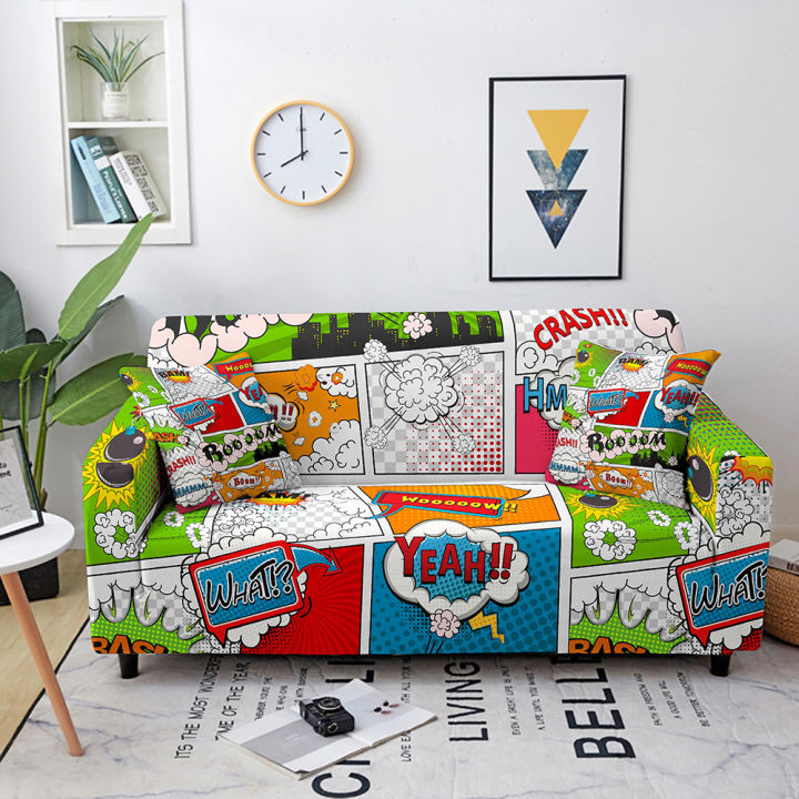 cartoon-patchwork-pattern-elastic-sofa-covers-for-living-room-slipcovers-hippie-hip-pop-couch-cover-corner-sofa-cover-1-4-seat