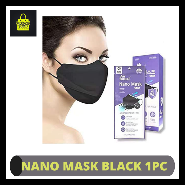 1PC AIR QUEEN NANO MASK BLACK FROM KOREA Lazada PH