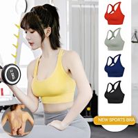 สปอร์ตบรา SPORT BRA บราออกกำลังกาย ผ้าคอตตอน ใส่ออกกำลังกาย ไซส์ใหญ่ M-XL มีตะขอหลัง