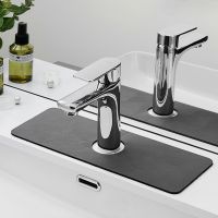 【hot】 Faucet Absorbent for Sink Guard Washbasin Countertop Protector Washable Drying Accessories