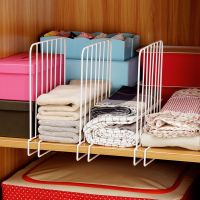 ORZ Closet Organizer Dividers Shelf Space Saving Separator Shelves Drawer Clothes Storage Rack Baby Wardrobe Chest Dividers