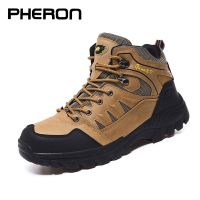 2022 Mens Outdoor Hiking Shoes Mountaineer Climbing Sneakers Tactical Hiking Shoes Men Camping Walking Boots zapatos