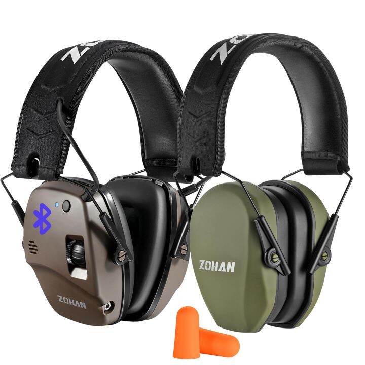 ZOHAN EM018 Compact Shooting Earmuff and EM035 Bluetooth Shooting Ear