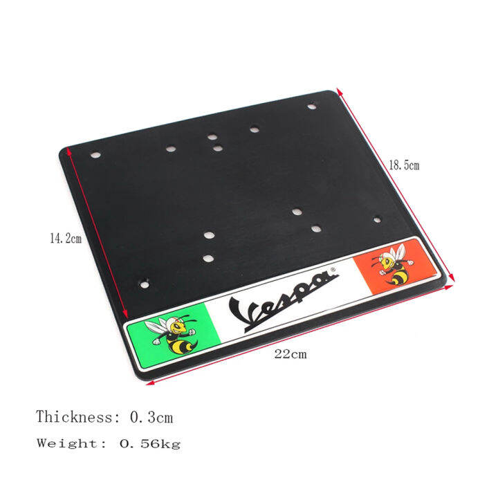 License Plate Holder Frame for Vespa GTS G LX Primavera Sprint PX