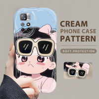 เคสโทรศัพท์สำหรับ Xiaomi Poco M4 Pro 5G Poco X2 Poco X3 GT Poco X3 NFC (พร้อมที่ยึดฟรี) เคสโทรศัพท์นิ่มแฟชั่นลายการ์ตูน Crayon Shin-Chan เคสเนื้อครีมขอบหยักเคสซิลิโคนแบบนิ่ม