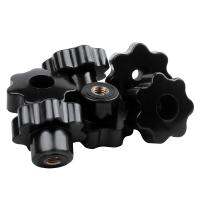 Machinery Latche Knurled Clamping Nuts Knob Grip M8 Female Thread 6pcs