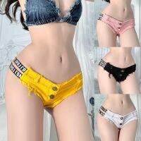 COD jfdss 629 Meilea New Style Summer Womens Denim Shorts Hot Pants Ultra-Short Nightclub Sexy Letter Ripped