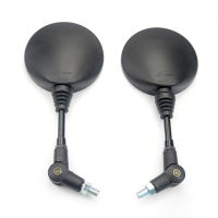 2pcs Foldable Round 10MM Scooter Rear Mirror for KTM Mirror Motocross Accessories for Bike Rearview Motorcycle Mirrors