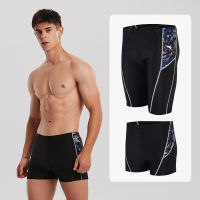 2021 Mens swimming trunks sports boxer plus size swimming hot spring new beach swimming trunks