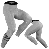 Mens Compression Running Tights Sportswear Workout Jogging Leggings Men Yoga Pants Gym Fitness Training Basketball Trousers