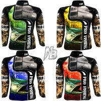 เสื้อตกปลา,ปั่นจักรยาน Wild Pro Fishing มีให้เลือก 4 สี (สินค้าพร้อมจัดส่ง) ป้องกันแสง UV เนื้อผ้าผิวสัมผัสนุ่มนิ่ม,ใส่แล้วรู้สึกเย็นสบาย