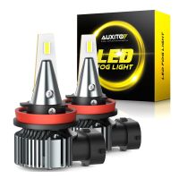 H8 2ชิ้น H11โคมไฟ Led 4000LM H16 Jp H10 H9 Led Csp โคมไฟวันขับรถไฟตัดหมอกรถยนต์12V 24V 6500K สีขาว3000K สีเหลืองทอง