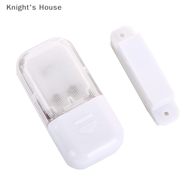 Knights House โคมไฟแม่เหล็กควบคุมแบบสีขาวหลอดไฟ LED โคมไฟลิ้นชักอัตโนมัติพร้อมโป๊ะพลาสติก