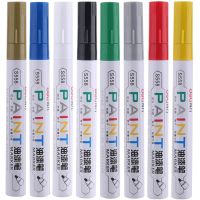 เดลี่น้ำมันปากกามาร์กเกอร์ยางปากกา Colorfast กันน้ำ8ชิ้นล็อตสำหรับ DIY ปากกาสี