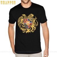 ใหม่เสื้อยืดลําลองสําหรับผู้ชายแขนสั้นคอกลมพิมพ์ลาย Armenia Of Arms 80S 9UO5