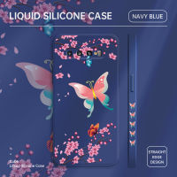 เคสโทรศัพท์ปลอกสำหรับ Samsung กาแลคซี S10 S10ไลท์ซัมซุง S10พลัสเคสลายการ์ตูนน่ารักนักบินอวกาศเรือเหาะเคสโทรศัพท์แบบขอบสี่เหลี่ยมปลอกซิลิโคนของเหลวคลุมทั้งหมดกล้องปกป้องเคส