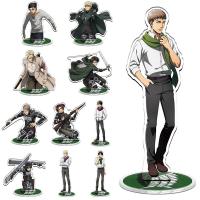 bjh♟  Anime on Eren Figures Standing Desk Signs Birthday