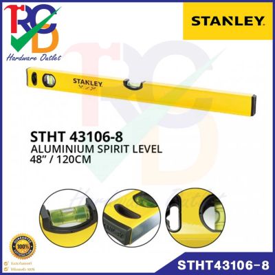 Stanley STHT43106-8 Aluminium Spirit Level 48" (120CM) STANLEY ระดับน้ำ 48นิ้ว 120ซม STHT43106-8