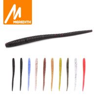 【DT】hot！ Earthworm Fishing Worms Artificial Fishy Smell Lures Soft Bait 60mm 80mm Tackle