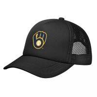 MLB Milwaukee Brewers Mesh Baseball Cap Outdoor Sports Running Hat