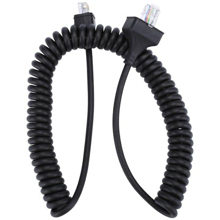 RJ-45 Mikrofonkabel 8-polig - Spiralkabel Für KMC-30, KMC-32, KMC-35, KMC-36, MC-59