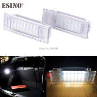 2 X รถ LED ช่อง Trunk Boot กระเป๋าเดินทางไฟภายใน Trunk โคมไฟ24 SMD สำหรับ BMW E39 E88 E46 E60 E66 E38 E90 E92