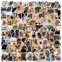 10/30/50/100pcs Funny Cat Dog Meme Stickers Cute Animal Decals Decoration DIY Scrapbook Skateboard Luggage Laptop Fridge Kid Toy