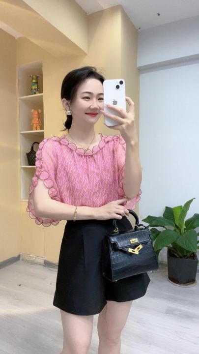 เสื้อแฟชั่นของผู้หญิงเสื้อสตรีปักลาย-yangqi-fei-แขนเฟยดอกไม้เสื้อเชิ้ตตัวเล็กบางและวัยรุ่นใหม่