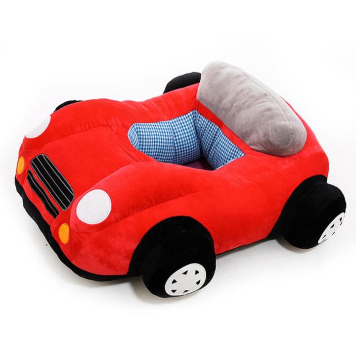 ชุดเครื่องนอนลายแพนด้าไม่มีไส้ในตุ๊กตาสำหรับเด็กทารกที่นั่งโซฟาของเล่นเบาะรองนั่งสำหรับรถยนต์