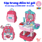 Đồ chơi nhập vai BOWA 8255P Cặp trang điểm bé gái 2in1 gồm 30 chi tiết