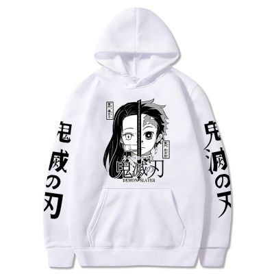 Kamado Tanjirou Kamado Nezuko Printed Hoodies Harajuku Anime Demon Slayer Men Women Hooded Sweatshirts Cozy Tops Pullovers