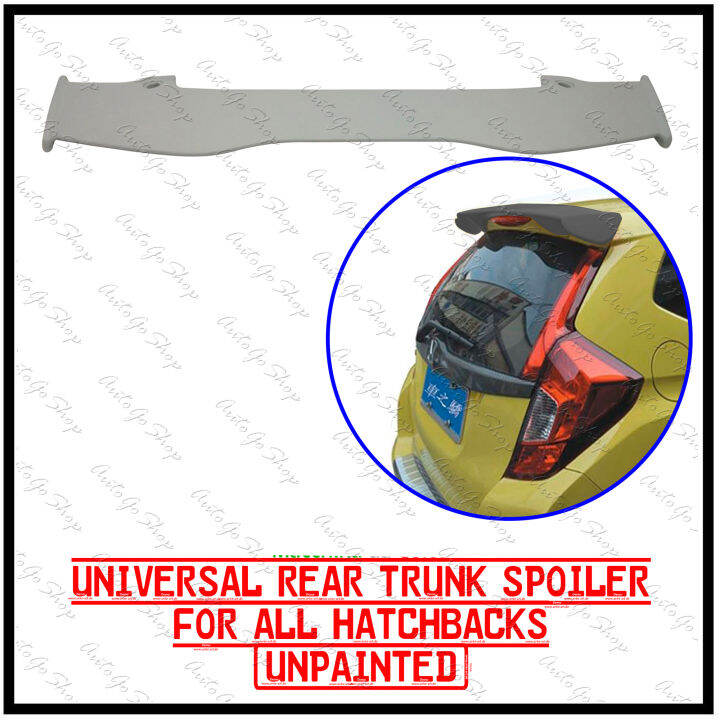 Universal Rear Trunk Spoiler For ALL HATCHBACKS (Unpainted) Lazada PH