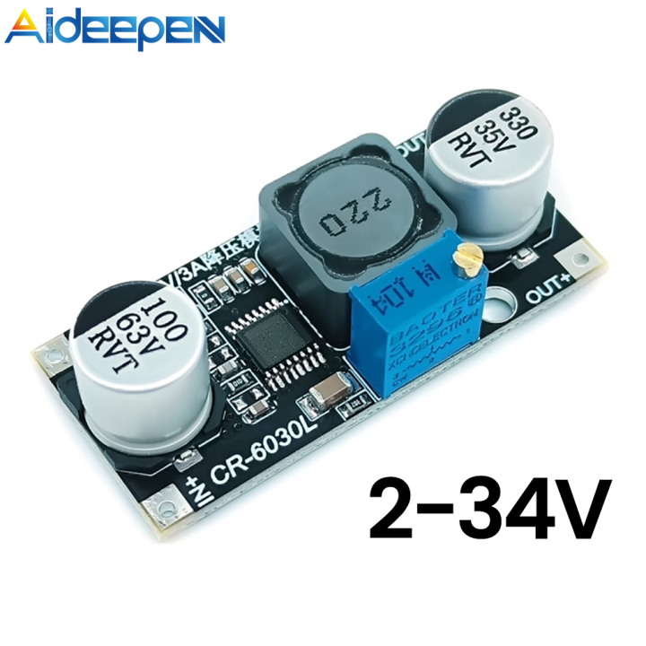 Aideepen LM2596 DC to DC High Efficiency Voltage Regulator 12/24 to 12
