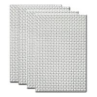 Mesh Sheet, 4 Packs Wire Mesh Panels 20 Mesh, Mouse Rodent Insect Mesh for Vents, Home, Kitchen, Garden, 210 x 300 mm