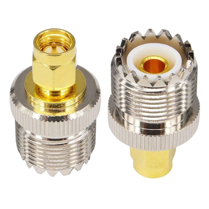 uhf-female-so239-to-sma-male-plug-straight-rf-coax-cable-adapter-connector-electrical-connectors