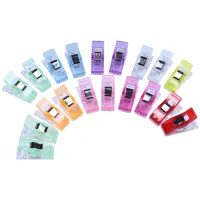 [Galloping Oasis Auto] 20Pcs Plastic Clip Stitching Sewing Quilt Clip Tool Food Bag Clip Color Random