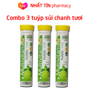 Combo 3 tuýp sủi vị chanh tươi Multivitamin PLUSZZS