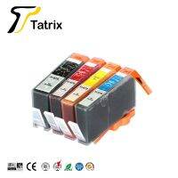 Tatrix 4ชิ้นสำหรับ Hp670 Hp670xl หมึก H-670ตลับหมึกสำหรับ Hp Photosmart ประโยชน์จากหมึก Deskjet 3525/4615/4620/4625/5525/6526เครื่องพิมพ์