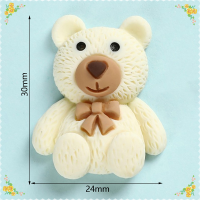 CHUN 10pcs การ์ตูนเรซิ่น MINI Bear Charms สำหรับ DIY เครื่องประดับทำอุปกรณ์เสริม