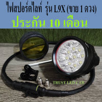 ไฟสปอร์ตไลท์มอไซค์ LED รุ่น L9X ของแท้กล้าประกันนานถึง 10 เดือน   (ขาย 1 ดวง)  แถมฝาครอบสีเหลือง