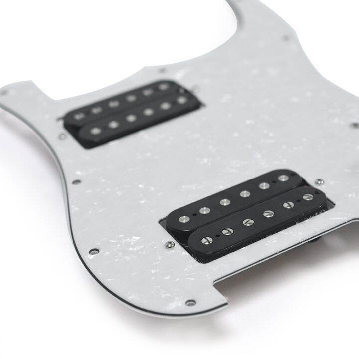 alnico-5-prewired-strat-pickguard-coil-splitting-pickguard-hh-loaded-pickguard-with-humbucker-pickups-set-multi-colour