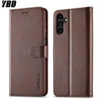 เคสหนัง YBD สำหรับ Samsung Galaxy A50 A52 A52S A53 A54กระเป๋าสตางค์5G/4G เคสแบบฝาพับสำหรับ Samsung แม่เหล็กแบบบาง Samsung A50S M40S A30S พร้อม A51ตั้ง