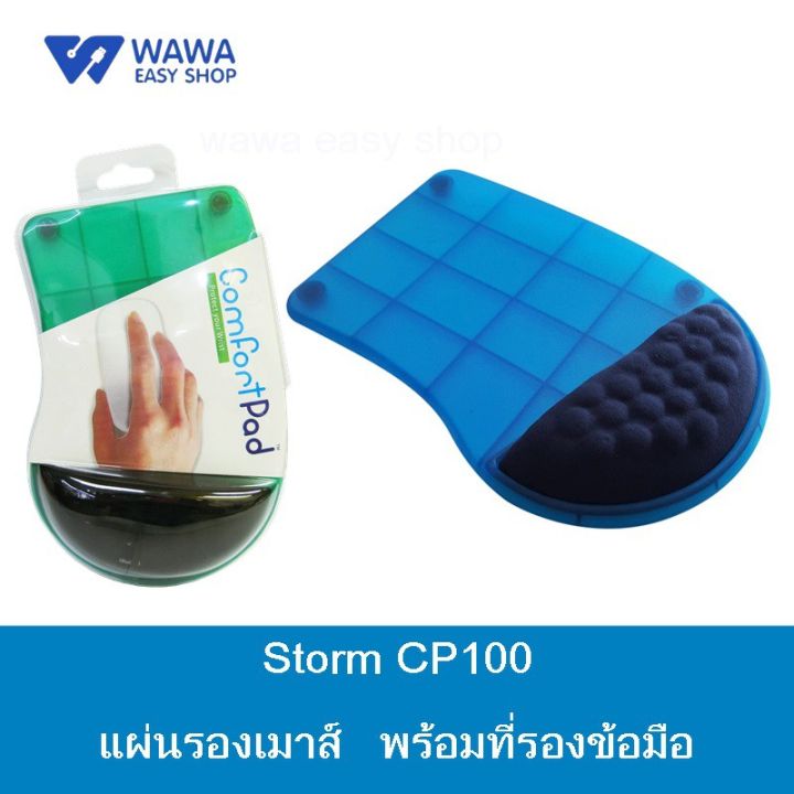 แผ่นรองเม้าส์ STORM CP100 PVC ฟ้า