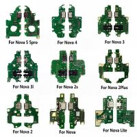[Hot K] สายเคเบิลงอได้ชิ้นส่วนบอร์ดเชื่อมต่อชาร์จพอร์ตใหม่พร้อมไมค์ไมโครโฟนสำหรับ Huawei Nova 5i 5 4e 4 3 3i 3e 2 2 2S 2i Plus Lite 2017