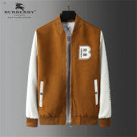 [คุณภาพสูง] Original BUR + Men S Bomber Jackets College Style เบสบอลแจ็คเก็ตเยาวชน/ผู้ใหญ่ฤดูใบไม้ร่วง/ฤดูหนาว Warm Outerwear ชาย