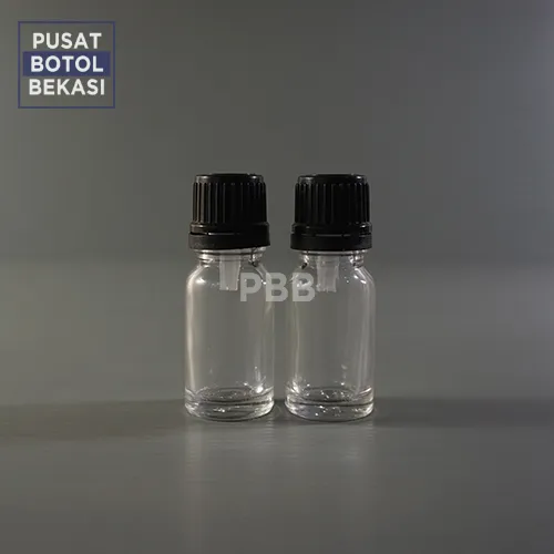 Botol Kaca Ml Bening Tutup Filler Hitam Lazada Indonesia