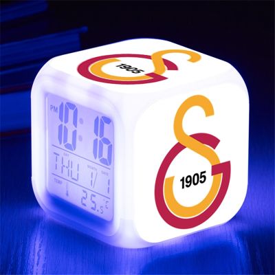 【❂Hot On Sale❂】 gefengjuan Dijital Saat Galatasaray นาฬิกาตั้งโต๊ะนาฬิกาปลุก Led นาฬิกาดิจิตอลปี S Saat