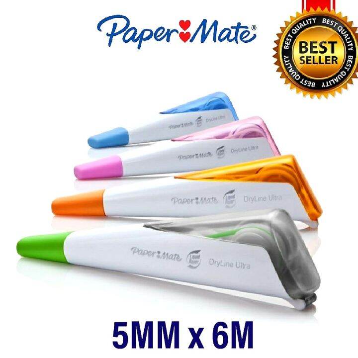 Papermate Correction Tape Refillable 5mm x 6m Dryline Ultra Lazada