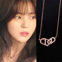 Han So Hee Same Nevertheless Rose Gold S Necklace Simple All-match Gift 2021 New Fashion Trend Woman Clavicle Chain