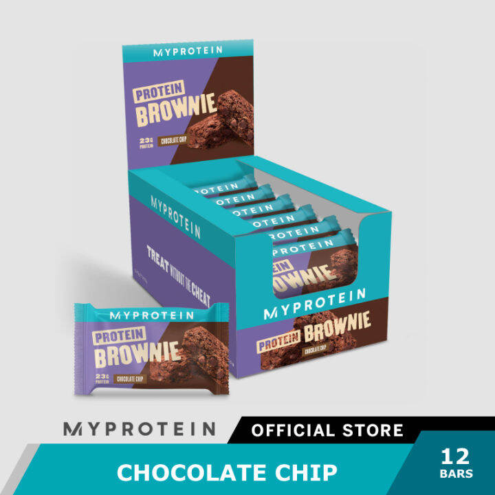 MYPROTEIN Protein Brownie, 12 Brownies Lazada